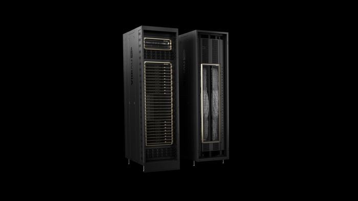 NVIDIA GB200 NVL72 rack — Blackwell platform (ภาพจาก NVIDIA)